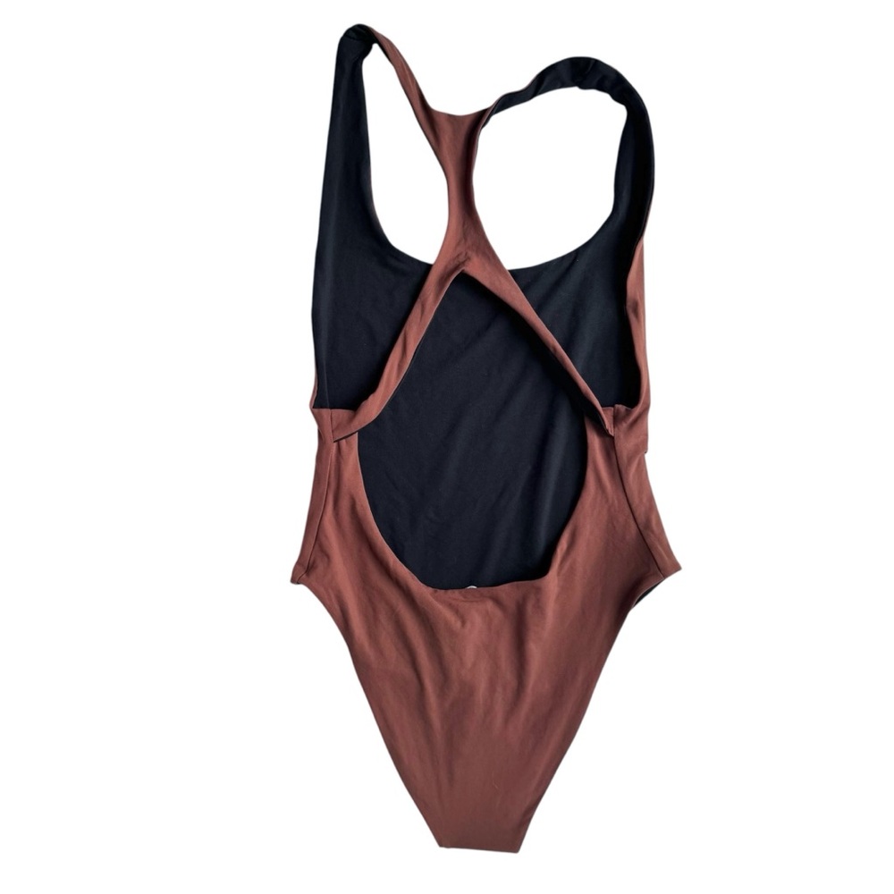 Bond Eye Eden Reversible One Piece in Black/Arabica | M/L NWT - Picture 3 of 7